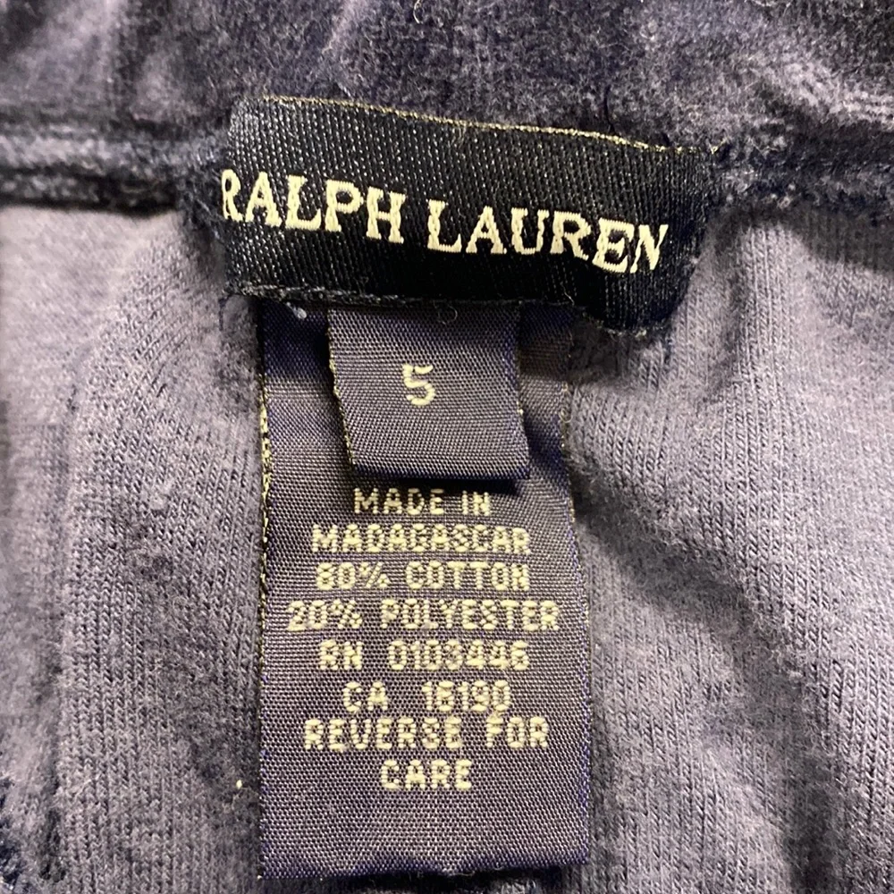 2 piece Ralph Lauren sweatsuit size 5